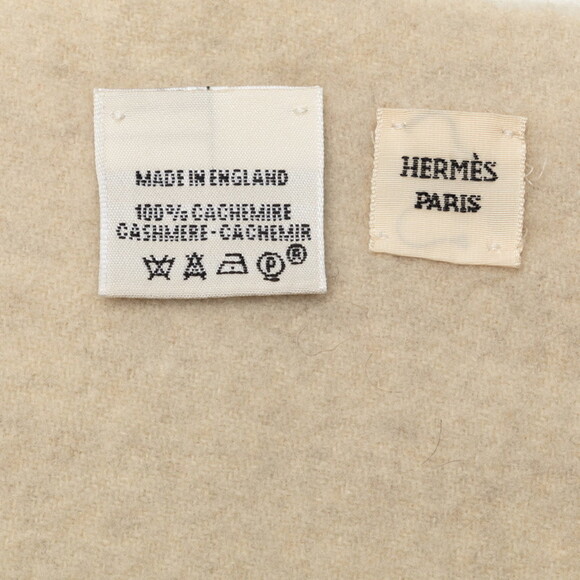 Authentic Hermes Cashmere Large Muffler - Picture 4 of 4